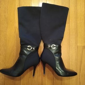 Women's Tall Black High Heel Boots